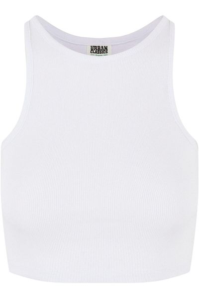Urban Classics Damen Ladies Organic Cotton Cropped Rib Top