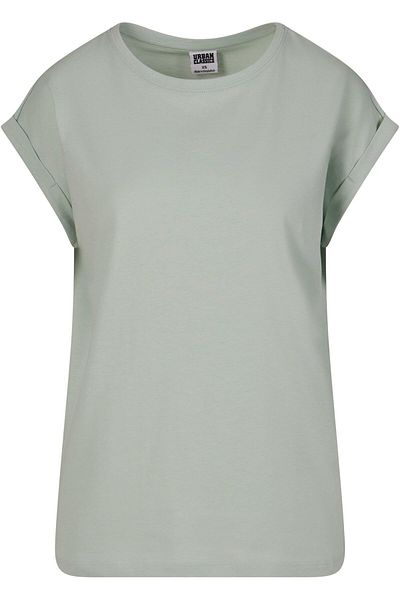 Urban Classics Damen T-Shirt mit verlängerter Schulterpartie für Damen
