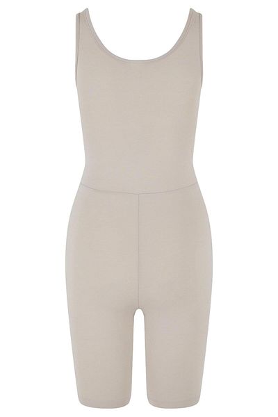 Urban Classics Damen Bayan Organik Esnek Jersey Tulum
