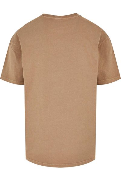 ABSOLUTE CULT Herren Aquaman - Battle Silhouette Acid Washed Oversized Tee