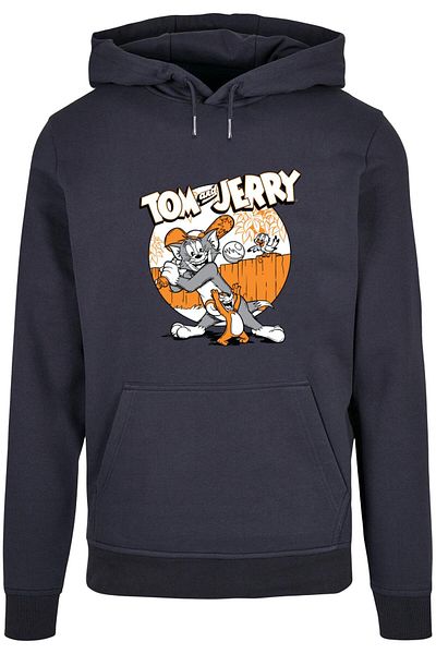 ABSOLUTE CULT Herren Tom und Jerry - Baseball Basic Hoody