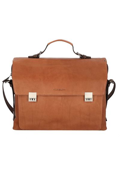 Harold's Ivy Aktentasche Leder 41 cm tvárový počítač