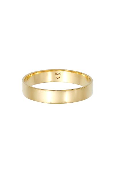 KUZZOI Ring Damen Stern Mond Astro Trend Blogger Creolen aus 925 Sterling Silber vergoldet