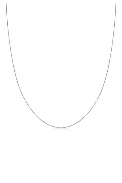 KUZZOI Halskette Veneziakette Basic Box Chain 925 Silber