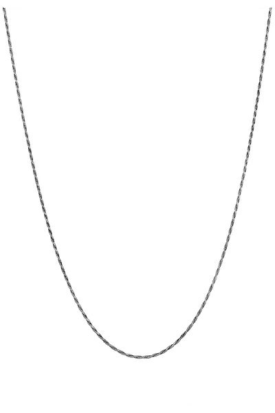 KUZZOI Halskette Herren Kordelkette Gedreht Twisted 925 Silber