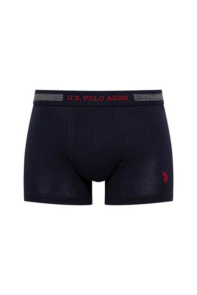 U.S. Polo Assn. ΒΑΣΗ. Polo Assn. Μεγάλο μέγεθος Ανδρικό Μονόχρωμο / Βαμβακερό Πακέτο 3 Σλιπ Boxer E.L.245.8.9I.28.F