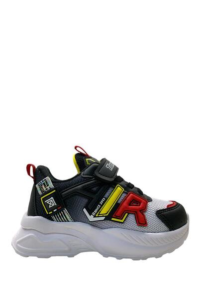 Tuğba Ortopedi 080 حذاء رياضي للأولاد باللونين الأسود والأبيض