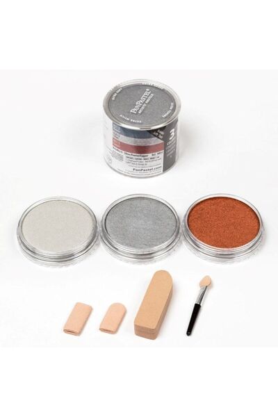Panpastel Ultra Soft Artist Pastel Paint Metallics Colors II Set of 3 30032