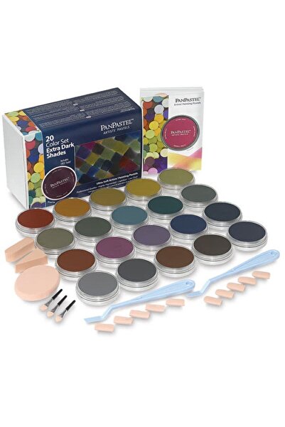 Panpastel Ultra Soft Artist Pastel Paint Extra Dark Shades Set of 20 30207