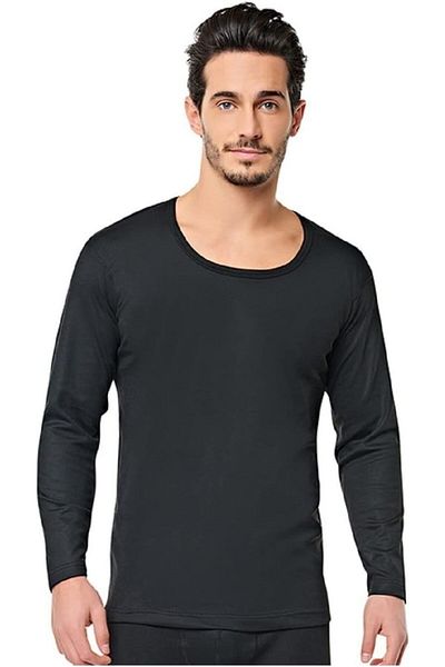 Store Tutku Black Men's Thermal Long Sleeve Underwear