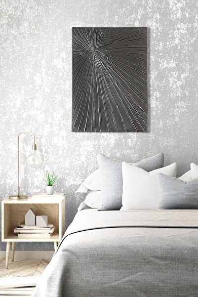 Bonny Home Kanvas Üzeri Alçılı Soyut Tablo S101