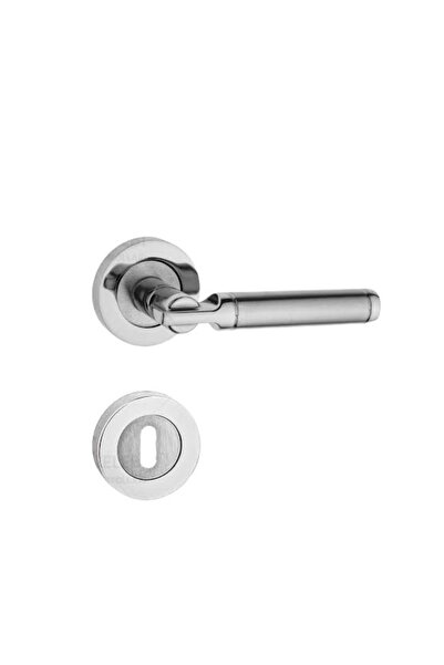 KOLDOOR Mâner de ușă din aluminiu Peak Nickel Satin Rozet dreapta și stânga 5...