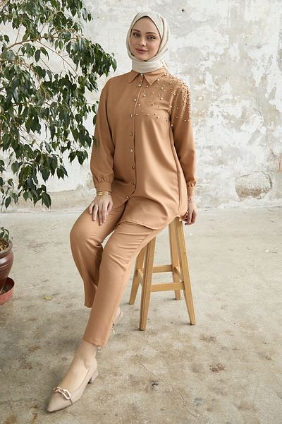 InStyle Linen Set - Camel (Hi)