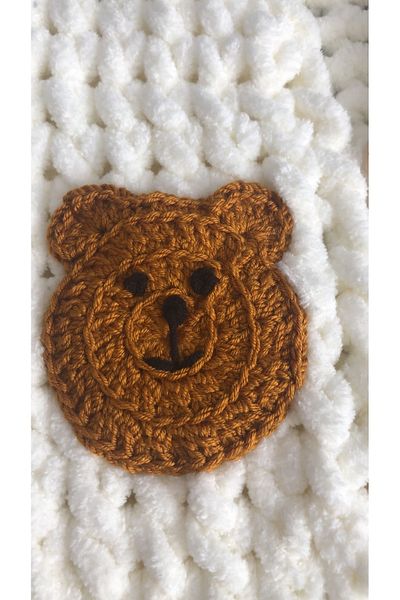 Meltem's Puffy Unisex Vest Hat Set with Knitted Teddy Bear