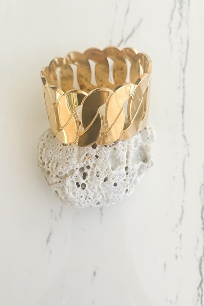 Pretty Zincir Model Kararmaz Çelik Bileklik