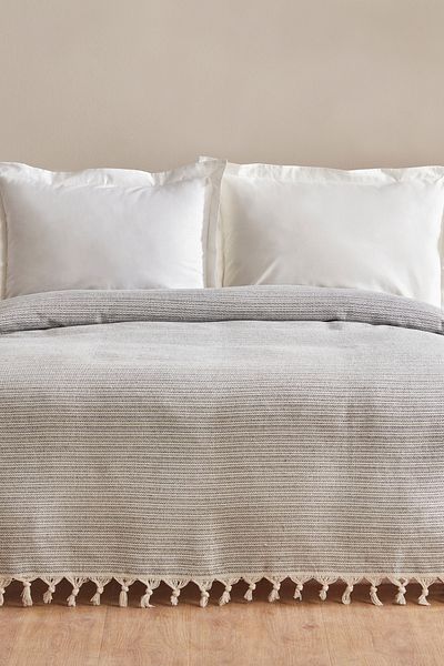 Karaca Home Celia Double Pike Navy Blue
