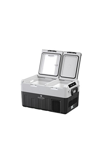 EVACOOL Eva 35AX Çift Kapak 12/24V Mobil Buzdolabı 30 Litre