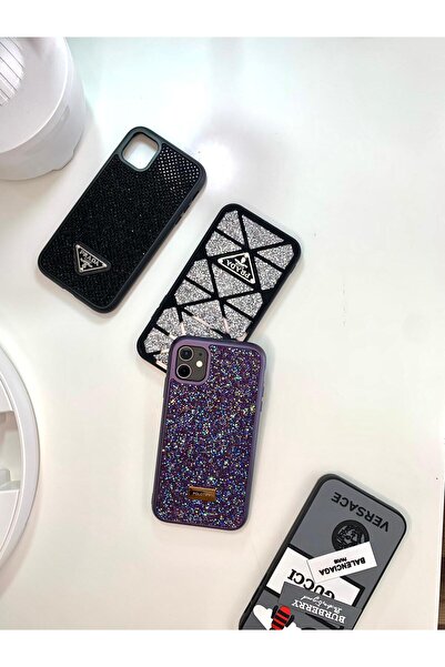 BAŞAK İLETİŞİM İPHONE 11 LUX MARKA MOR TAŞLI POLOITIFY KILIF