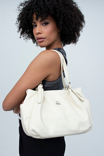 United Colors of Benetton Γυναικεία τσάντα ώμου Benetton Beige - BNT1229