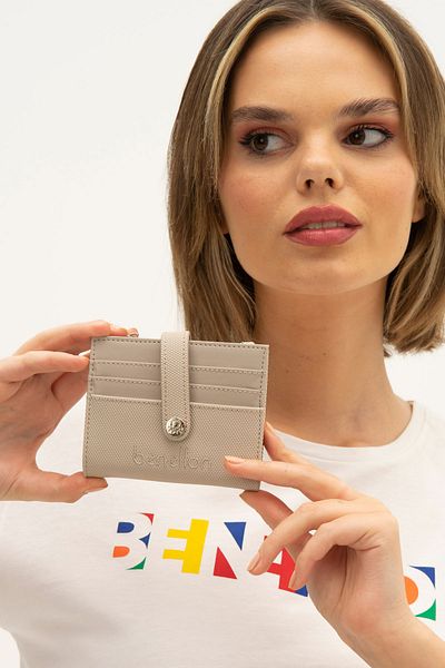 United Colors of Benetton Benetton Women's Wallet - Stone Color BNT1308