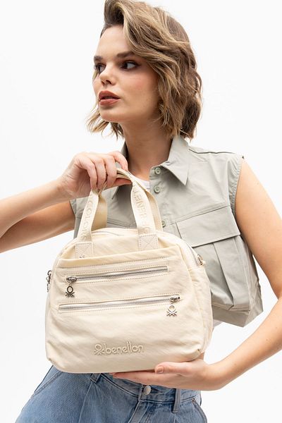 United Colors of Benetton Benetton Beige Women's Handbag - BNT1184