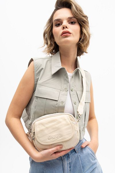 United Colors of Benetton Benetton Women's Beige Crossbody Bag - BNT1177