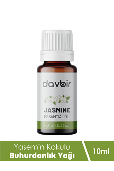 Davbir Yasemin Esansiyel Uçucu Koku Yağı Buhurdanlık Yağı Difüzör Esansı Hobi...