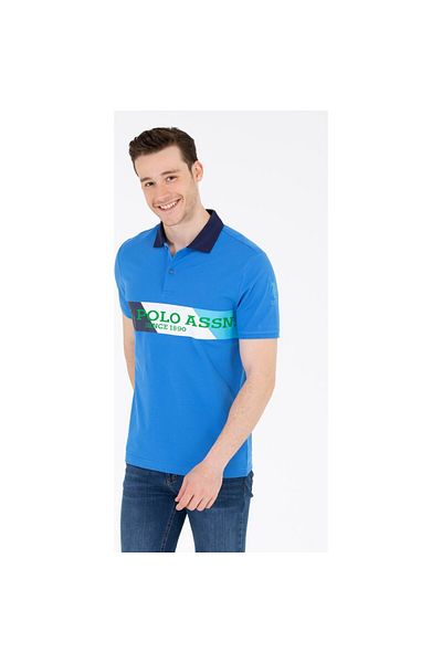 U.S. Polo Assn. ΒΑΣΗ. Polo Assn. Ανδρικό μπλουζάκι Saks 533265065 -VR025