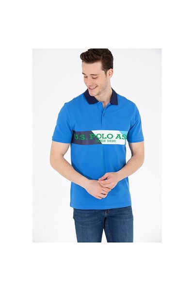 U.S. Polo Assn. ΒΑΣΗ. Polo Assn. Ανδρικό μπλουζάκι Saks 533265065 -VR025
