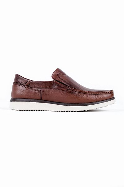 Lal Shoes & Bags Madel Ανδρικά Παπούτσια Casual από γνήσιο δέρμα-Tan