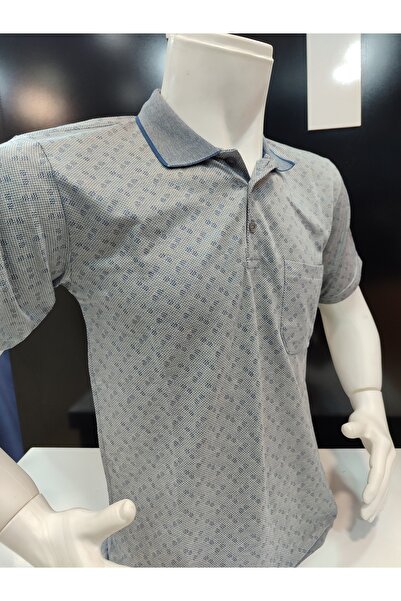 ALGE DAYNOGU COLLAR POCKET CLASSIC MEN'S COMBED T-SHIRT