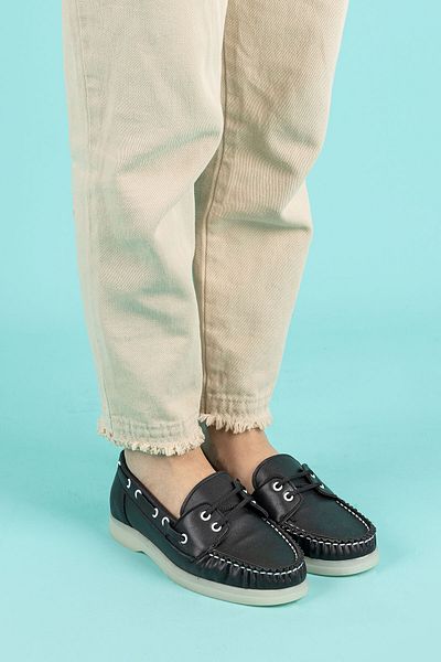 Getcho Pantofi Loyd Loafer din piele neagră pentru femei