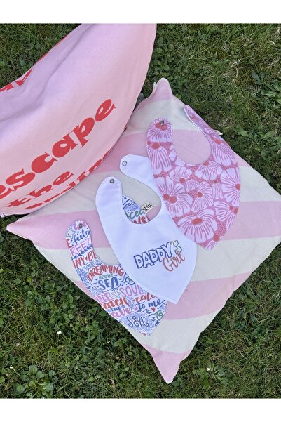 Asu Baby&Kids مجموعة ميكس آند ماتش مكونة من 3 قطع من القطن العضوي الوردي للأب