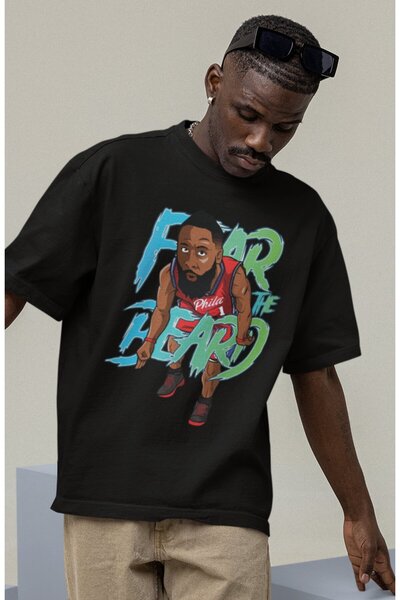 Fuddy Moda Unisex majica sa temom košarke James Harden Štampano T-shirt za mu...