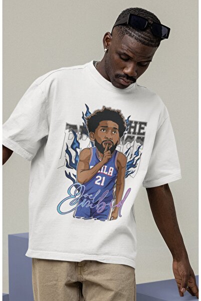 Fuddy Moda Joel Embiid Štampano Unisex T-shirt - Muška i ženska košarkaška ma...