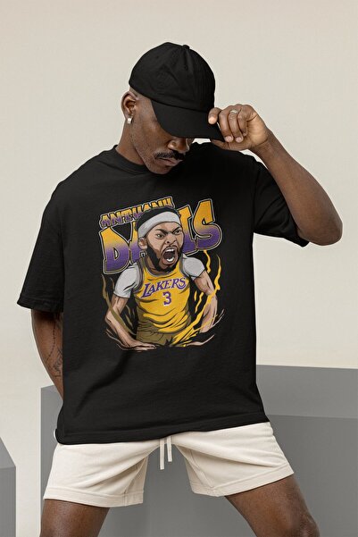 Fuddy Moda Anthony Davis Štampano Unisex T-shirt - Košarkaška tema za muškarc...