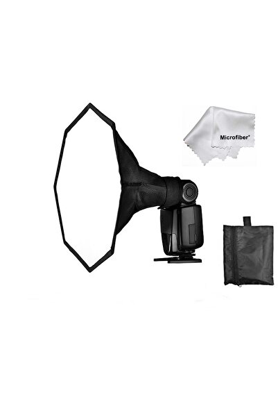 Tianya Tepe Kafa Flaş Flash Için 30cm Octagon Softbox Canon Nikon Sony Yongnu...
