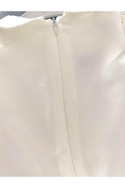 Buse&Eylül Bebe Detailní dívčí šaty s límečkem pro miminko