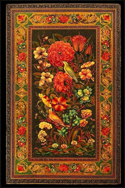 Rugs Modern Halı Covor decorativ modern, cu motive florale și geometrice, de ...