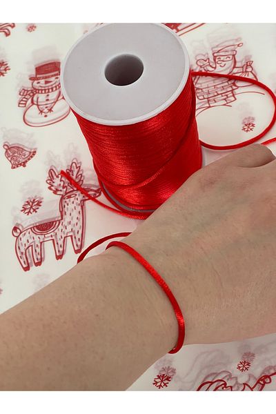 HUR-AY PACK 2 mm Rat Tail - 5 Meters Gift Wrapping Lanyard/Bracelet/Evening Dress/Sturdy Flush Lanyard