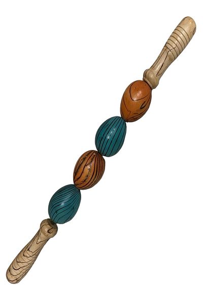 Hyd Wooden Cellulite Rotating Massage Stick Roller Roller Bar Reflexology Hand Foot Back Massage Tool
