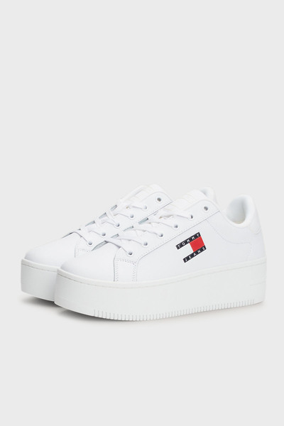 Tommy Jeans Platform Deri Sneaker Ayakkabı AYAKKABI EN0EN02518 YBS