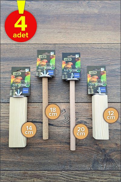 Vixpet Venty 4-Piece Parrot Perch Set |   Companionship |   Forpus |   Sevda |   Heaven |   Natural Perch |   Perch M116