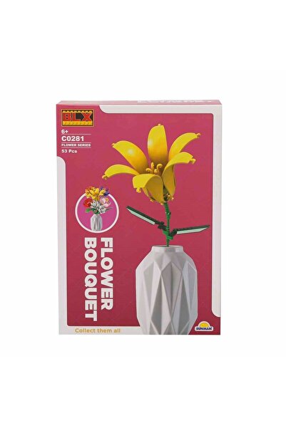OyuncaklarÜlkesi Building Toy Compatible Flower Bouquet Series Yellow Flower ...