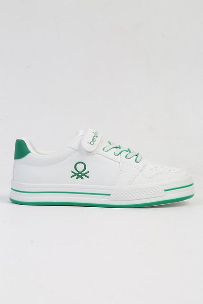 Benetton ®   IMPORT Pantofi sport pentru copii alb verde BNI-10024