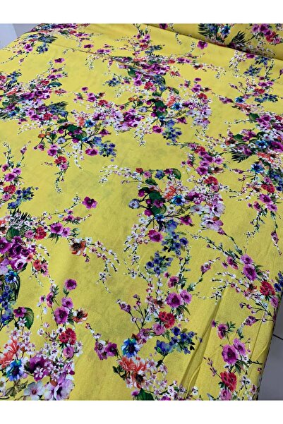 Evimmis Pamuklu Viskos Viskon Kumaş Elbiselik Eteklik Bluzluk Şalvarlık Çift En (150 Cm)