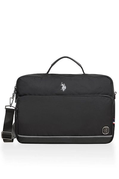 U.S. Polo Assn. U.S. Polo Assn 23628-23631 Briefcase laptop bag messenger bag Macbook BLACK