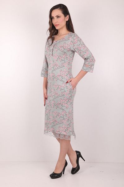 Wild Love Floral Patterned Lace Embroidered Women's Dress