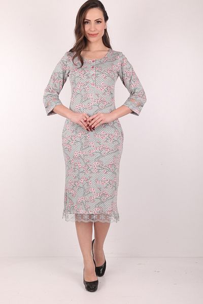 Wild Love Floral Patterned Lace Embroidered Women's Dress