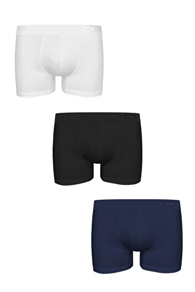 John Frank ÜÇLÜ HIDDEN PREMIUM BLACK BOXER